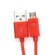 Omega PVC Micro USB Adat Kábel 1m, piros