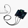 Baseus Tungsten Gold Gyorstöltő / adatkábel 3 az 1-ben Lightning + USB-C + Micro USB 3,5 A [1.5 m] fekete