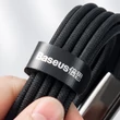 Baseus Tungsten Gold Gyorstöltő / adatkábel 3 az 1-ben Lightning + USB-C + Micro USB 3,5 A [1.5 m] fekete