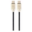 Gembird Type-C USB 3.0 adat és töltő kábel [1m] fekete/arany