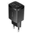Baseus töltőfej 10.5W Fast charger, Dual USB [USB-A], Fekete