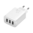Baseus töltőfej 17W Fast charger, 3x USB [USB-A], Fehér