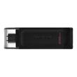 KINGSTON DT70 PENDRIVE 256GB USB Type-C Fekete