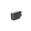 Gembird - Energenie hálozati USB töltő 2 portos [2.1A] fekete