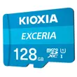 KIOXIA EXCERIA M203 MICRO SDXC + ADAPTER 128GB CL10 UHS-I U1 (100 MB/s olvasási sebesség)