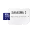 SAMSUNG PRO PLUS 128GB microSD + adapter CL10 UHS-I U3 (160/120 MB/s)