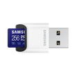 SAMSUNG PRO PLUS 256GB microSD + USB adapter CL10 UHS-I U3 (180/130 MB/s)