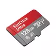 SANDISK ULTRA MICRO SDXC + ADAPTER 128GB CL10 UHS-I (140 MB/s olvasási sebesség)