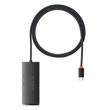 Baseus Lite Series Hub Type-C 4in1, 4x USB 3.0 + USB-C, 1m