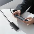 Baseus Lite Series Hub Type-C 4in1, 4x USB 3.0 + USB-C, 1m