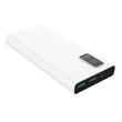 Platinet Polymer Power Bank PD 3.0 QC 3.0 LED kijelző [10000mAh] Fehér