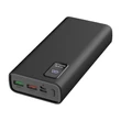 Platinet Polymer Power Bank PD 3.0 QC 3.0 LED kijelző [20000mAh] Fekete