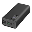 Platinet Polymer Power Bank PD 3.0 QC 3.0 LED kijelző [30000mAh] Fekete