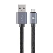 Gembird Type-C USB 2.0 harisnyázott kábel [1.8m] fekete