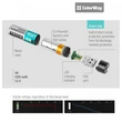 ColorWay újratölthető akkumulátor AA USB 1200 mAh 1.5V (2db)