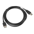 Lanberg USB 2.0 hosszabbító kábel 1.8m fekete