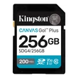 KINGSTON CANVAS GO PLUS SDXC 256GB CL10 UHS-I U3 V30 (200 MB/s olvasási sebesség)