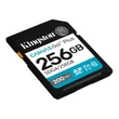 KINGSTON CANVAS GO PLUS SDXC 256GB CL10 UHS-I U3 V30 (200 MB/s olvasási sebesség)