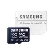 SAMSUNG PRO Ultimate 128GB microSD + adapter CL10 UHS-I U3 (200/130 MB/s)