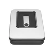 MediaRange Aluminum pendrive doboz, ezüst BOX902