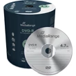 Mediarange DVD-R 16X Lemez - Shrink (100) MR442