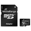 Mediarange 128GB Micro SDXC Memóriakártya UHS-1 Class 10 + Adapter  (80 MB/s olvasási sebesség)