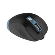 Omega vezeték nélküli újratölthető egér fekete/kék  USB-C 800-1200-1600-2400 DPI