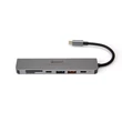 Platinet USB-C 7in1 Hub Port HDMI 4K, USB-A 3.2/2.0, USB-C PD 100W, SD, MicroSD