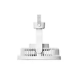 PLATINET tölthető asztali ventilátor LED lámpával 2x1200mAh