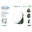 PLATINET kemping lámpa LED 3X2000 mAh 5,5H 13,5W