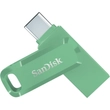 SANDISK ULTRA DUAL DRIVE GO PENDRIVE 64GB USB 3.1+ Type C Zöld