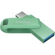 SANDISK ULTRA DUAL DRIVE GO PENDRIVE 64GB USB 3.1+ Type C Zöld