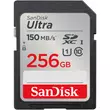SanDisk Ultra 256GB SDXC Memóriakártya UHS-I Class 10 (150 MB/s olvasási sebesség)