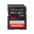 Sandisk Extreme Pro SDXC 64GB CL10 UHS-I U3 V30 (200/90 MB/s)