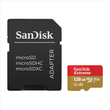 SANDISK EXTREME 128GB MICRO SDXC + ADAPTER A2 C10 V30 UHS-I U3 (190/90 MB/s)