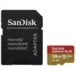 SanDisk Extreme Plus 128GB Micro SDXC U3 V30 + Adapter (200/90 MB/s)