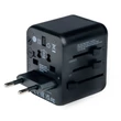 Verbatim utazási adapter UTA-01 2x USB-A porttal, fekete