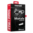 Maxell EB-BT750 Metalz Bluetooth fülhallgató + mikrofon [Fekete/fehér]