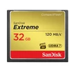 SANDISK EXTREME COMPACT FLASH 32GB UDMA7 VPG-20 (120 MB/s olvasási sebesség)