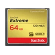 SANDISK EXTREME COMPACT FLASH 64GB UDMA7 VPG-20 (120 MB/s olvasási sebesség)