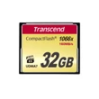 TRANSCEND 1000X COMPACT FLASH 32GB UDMA7 (160 MB/s olvasási sebesség)
