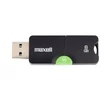 Maxell FLIX 8GB pendrive [USB 2.0] Fekete-Zöld 10db-os CSOMAG!
