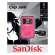 Sandisk Clip Jam MP3 lejátszó 8GB, microSDHC - Pink