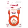 Maxell Jelleez Lightning kábel [1,2m] narancssárga