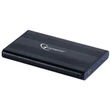 GEMBIRD Külső HDD/SSD ház 2.5'' USB 2.0 Alumínium Fekete