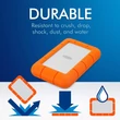 LACIE RUGGED Mini Külső HDD 1TB USB 3.0