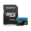 ADATA PREMIER MICRO SDXC + ADAPTER 64GB 