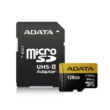 ADATA PREMIER ONE MICRO SDXC + ADAPTER 128GB CL10 UHS-II U3 V90 (275 MB/s olvasási sebesség)