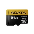 ADATA PREMIER ONE MICRO SDXC + ADAPTER 256GB CL10 UHS-II U3 V90 (275 MB/s olvasási sebesség)