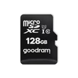 GOODRAM MICRO SDXC + ADAPTER 128GB CL10 UHS-I U1 (100 MB/s olvasási sebesség)